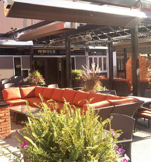 outdoor bar heater